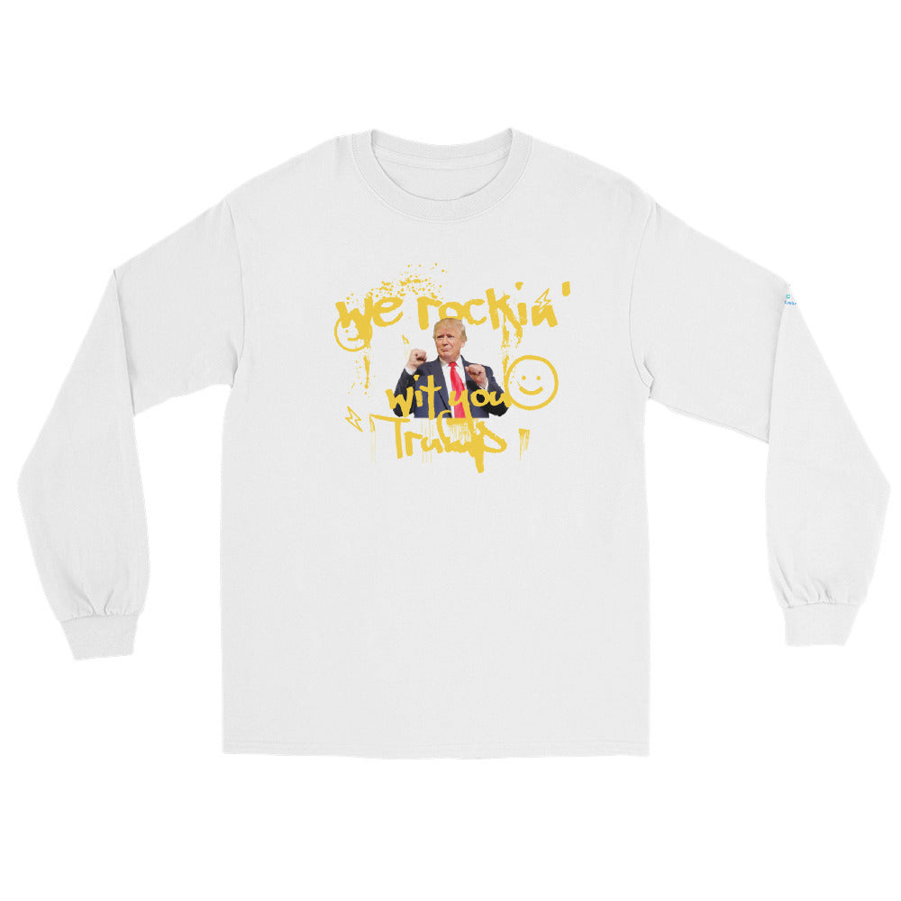 Rockin Wit Trump Men’s Long Sleeve Shirt