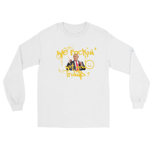 Rockin Wit Trump Men’s Long Sleeve Shirt