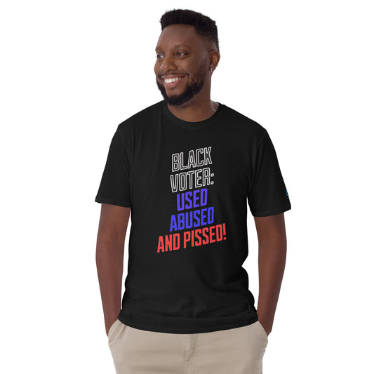 Black Voter Short-Sleeve Unisex T-Shirt