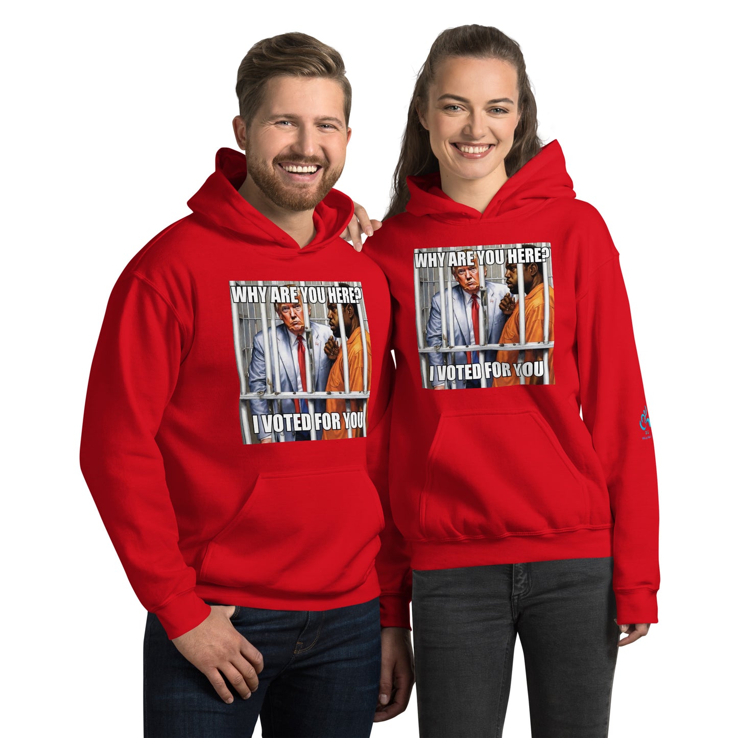 Trump in jail Unisex Hoodie