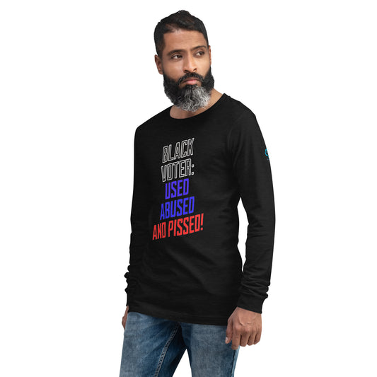 Black Voter Unisex Long Sleeve Tee