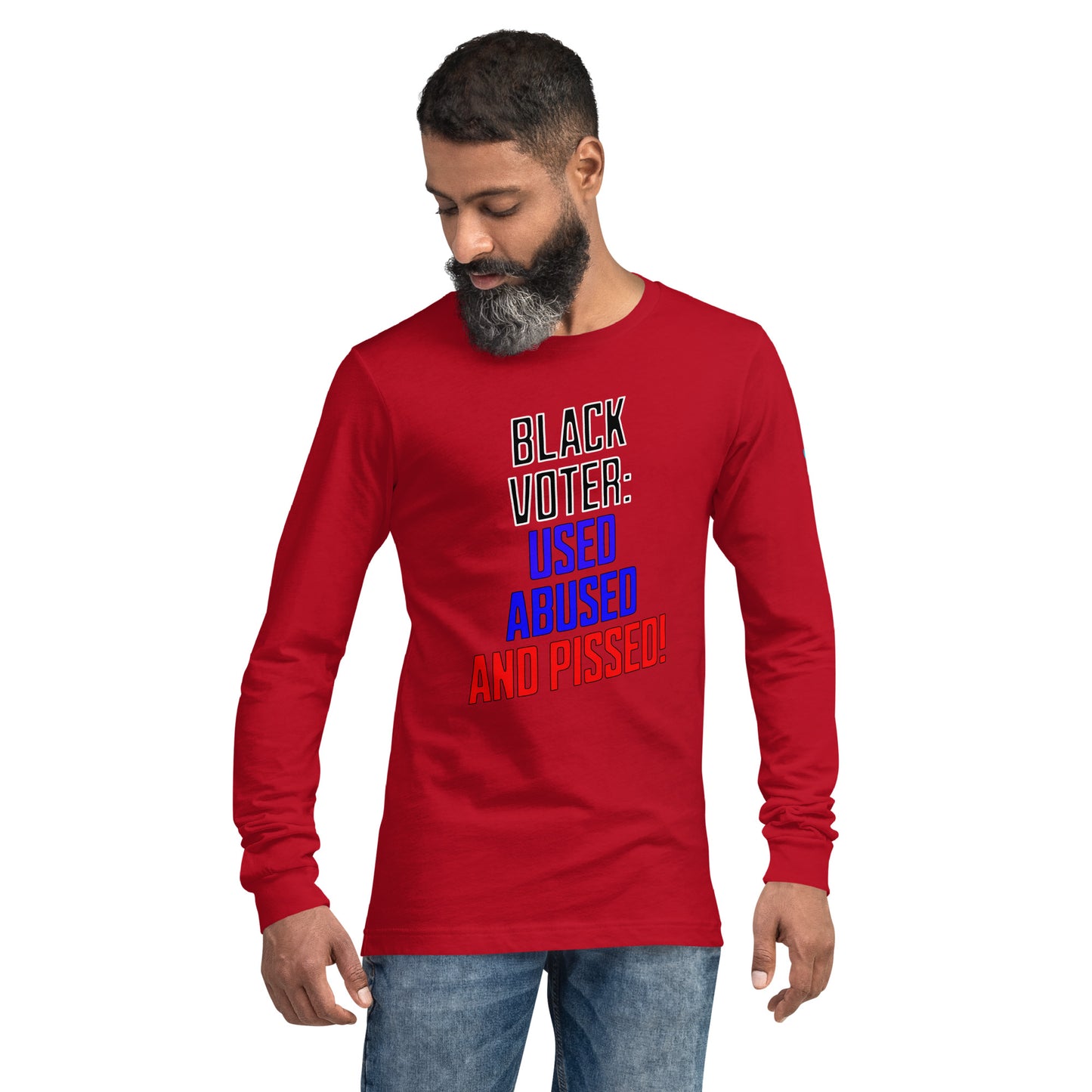 Black Voter Unisex Long Sleeve Tee