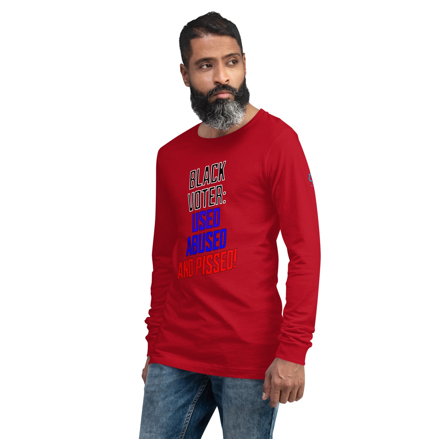 Black Voter Unisex Long Sleeve Tee