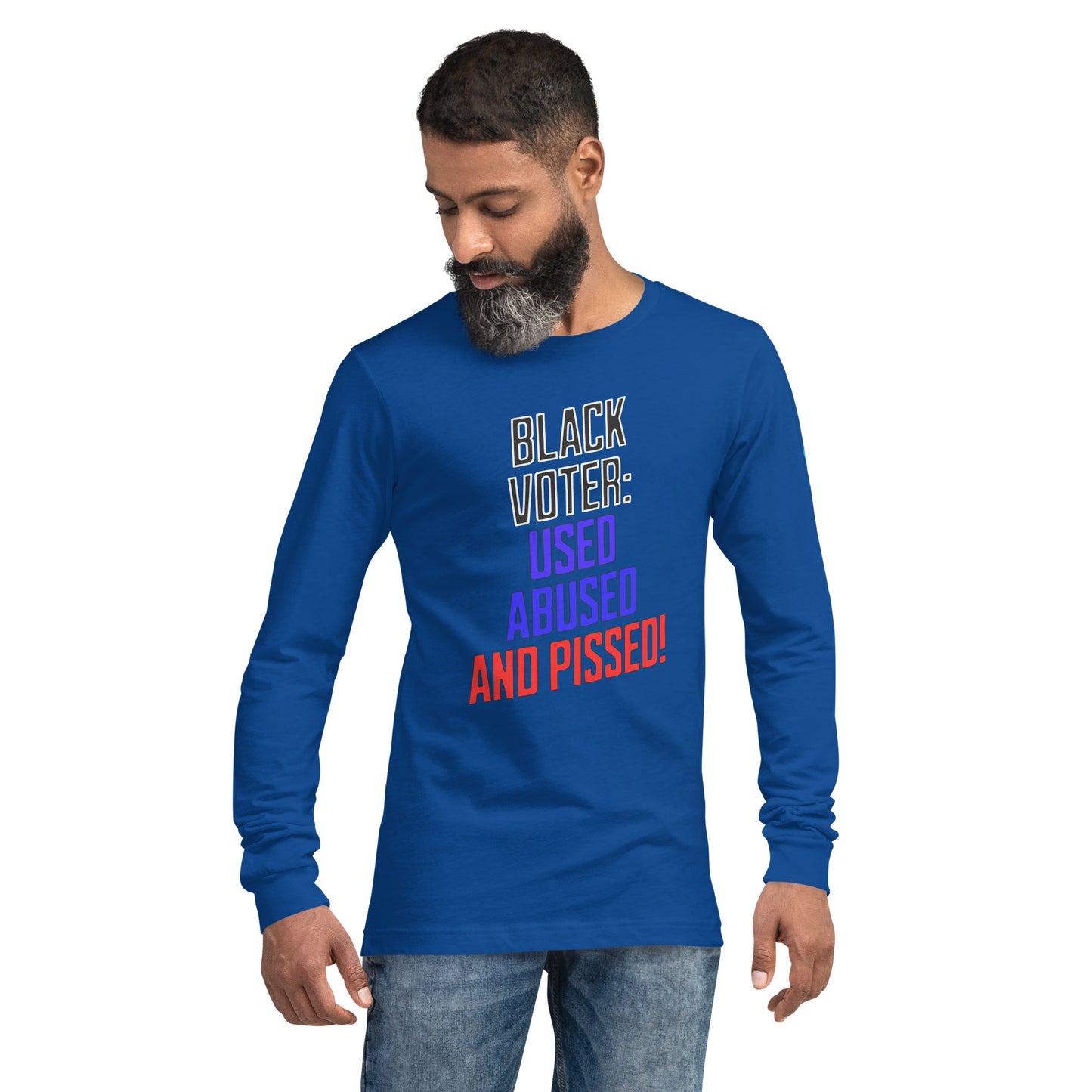Black Voter Unisex Long Sleeve Tee