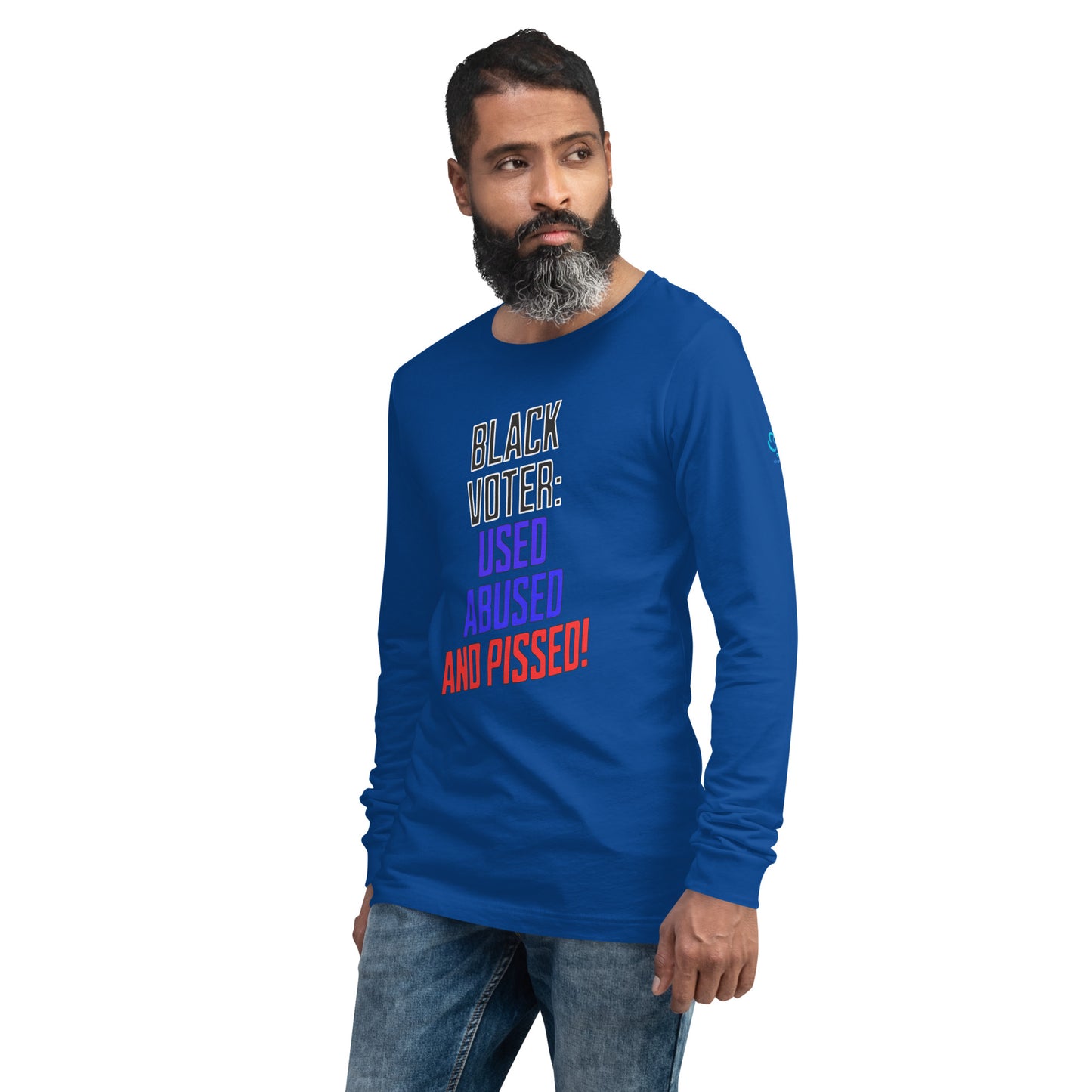 Black Voter Unisex Long Sleeve Tee