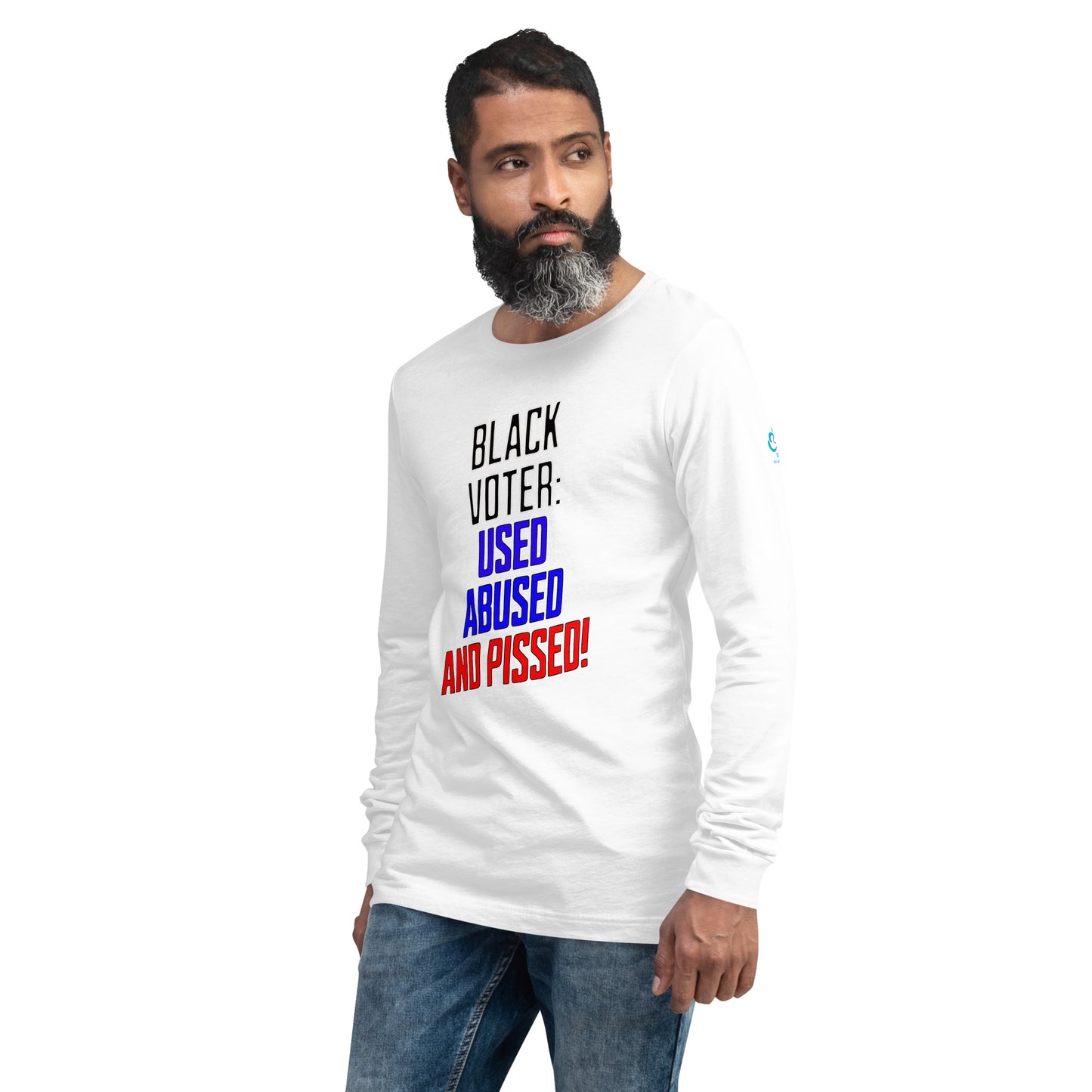 Black Voter Unisex Long Sleeve Tee