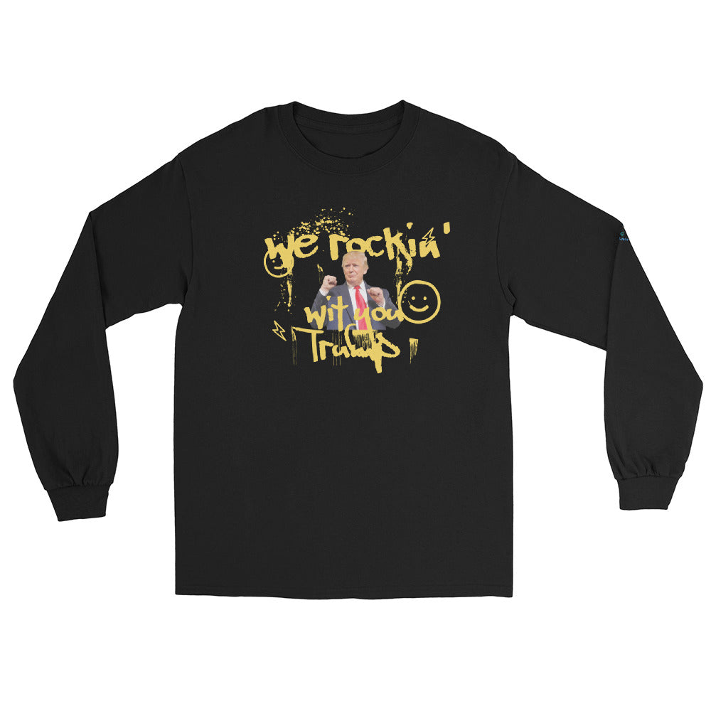 Rockin Wit Trump Men’s Long Sleeve Shirt