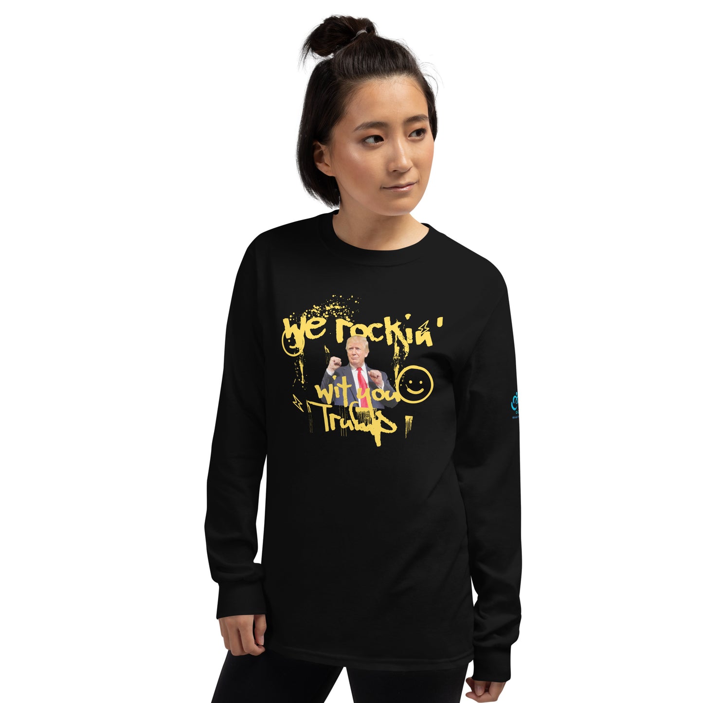 Rockin Wit Trump Men’s Long Sleeve Shirt