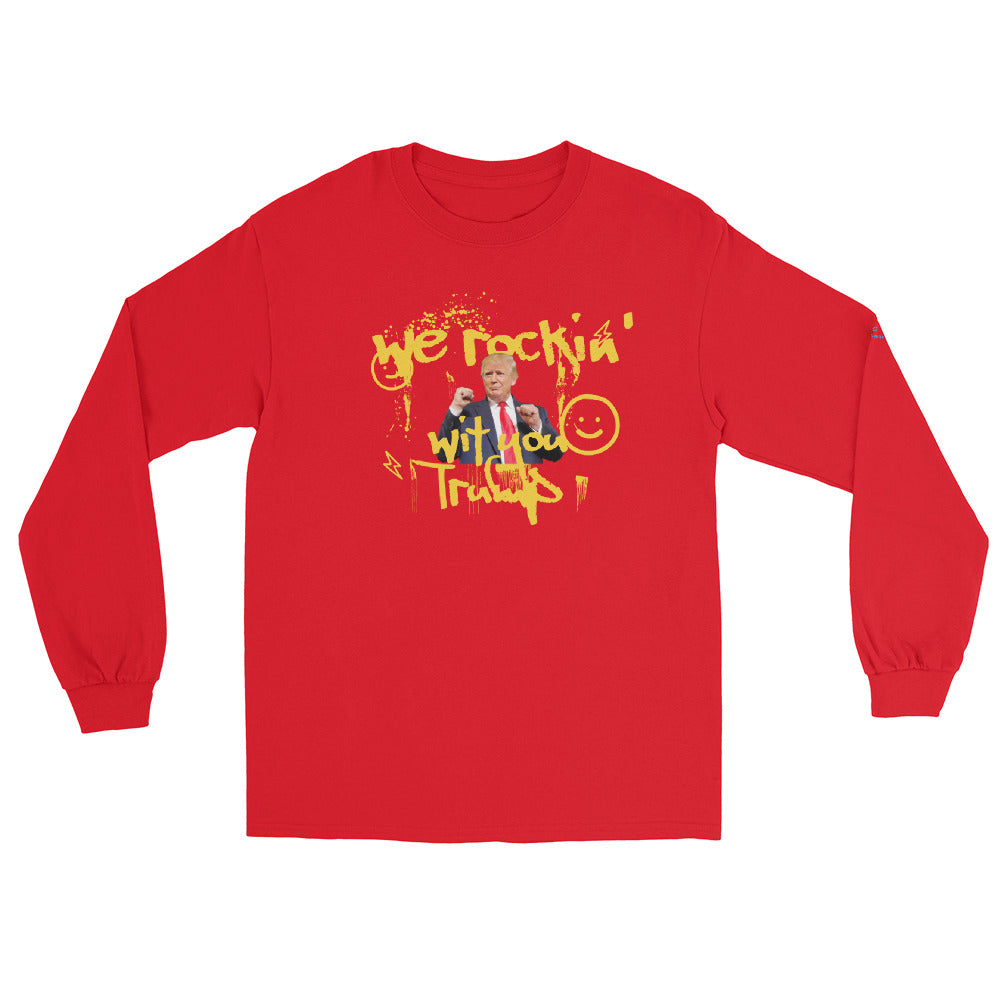 Rockin Wit Trump Men’s Long Sleeve Shirt