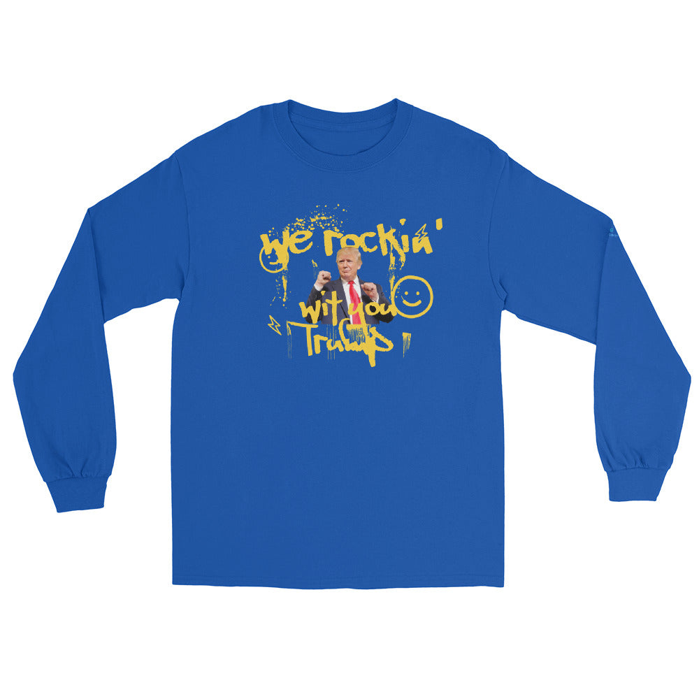 Rockin Wit Trump Men’s Long Sleeve Shirt